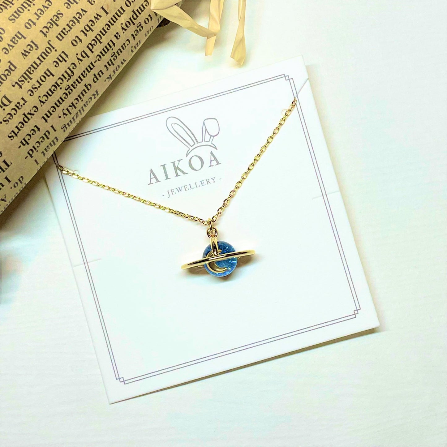 Saturn Necklace (Gold)