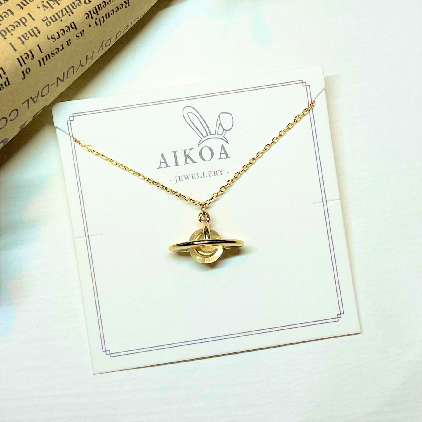 Saturn Necklace (Gold)