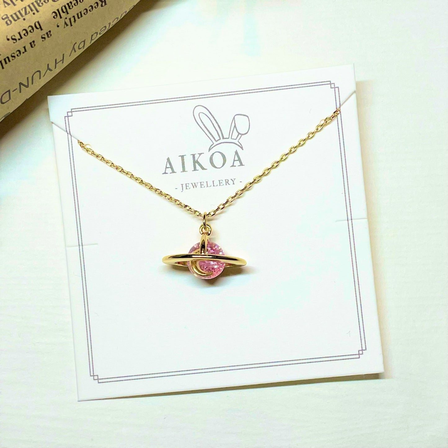 Saturn Necklace (Gold)