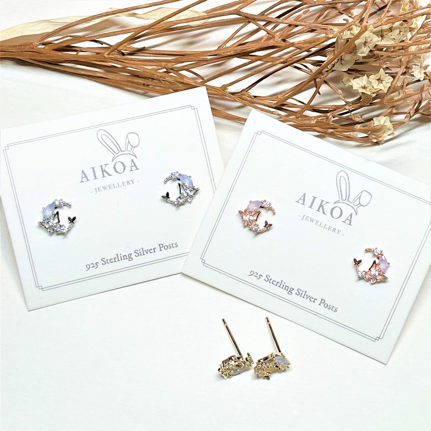 Lunar Flutter Studs