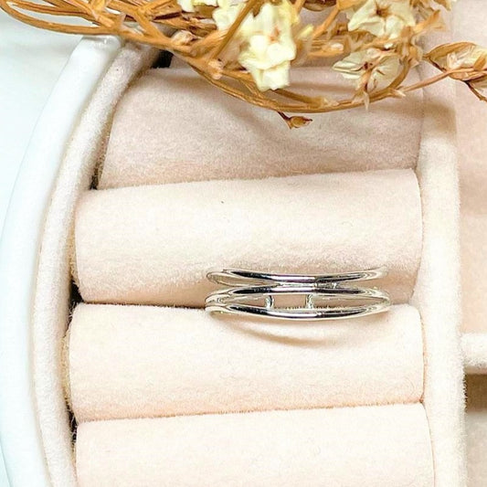 Sterling Silver Layered Ring