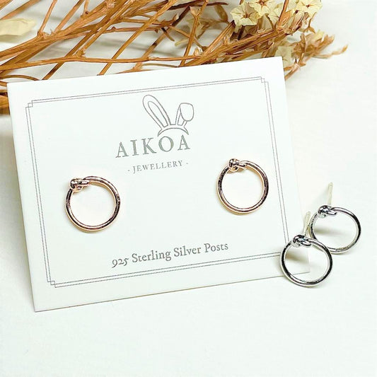 Inner Circle Sterling Silver Earrings