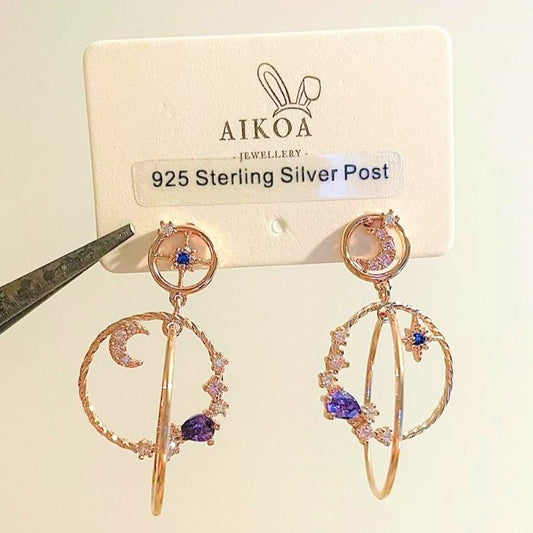 Spinning Celestial Earrings